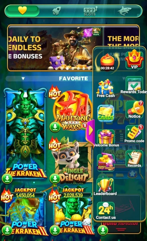 SpinWinPK Game APK Features