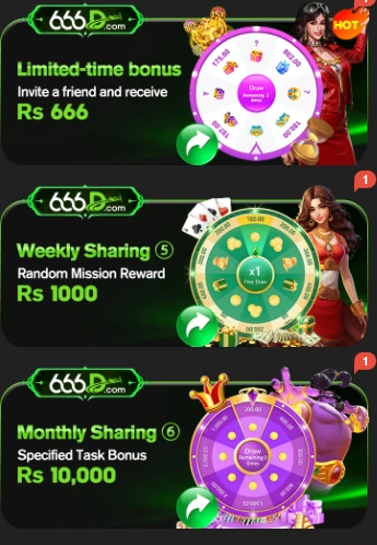 666D Game Download commissions and referrals bonuses