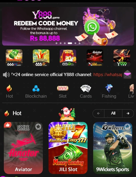 Y888 Game App is the hub of games