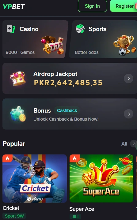 VPBet Game Download