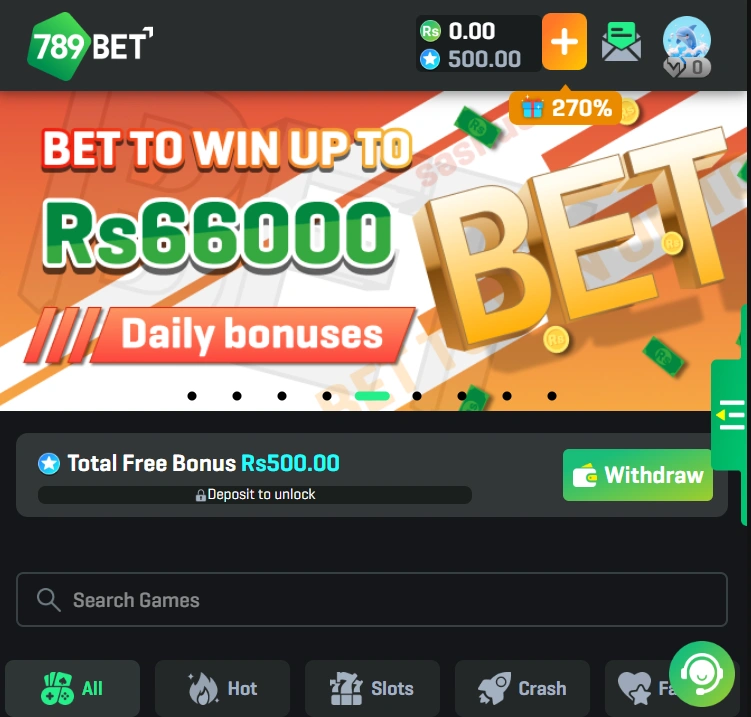 789Bet Game APK interface