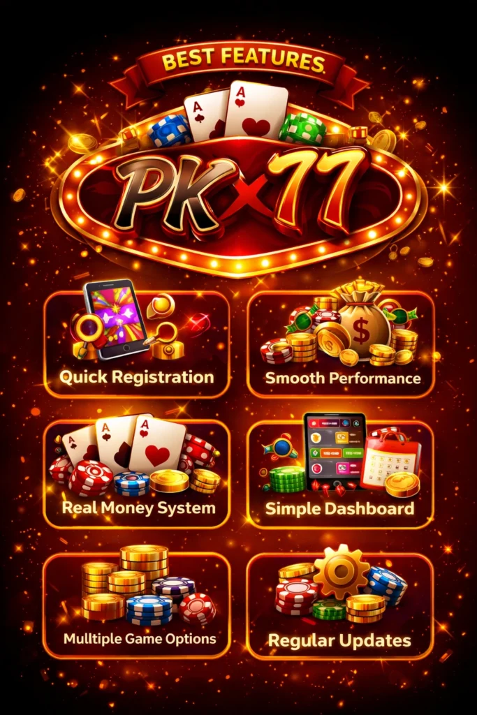 PKX77 Game Download main Features