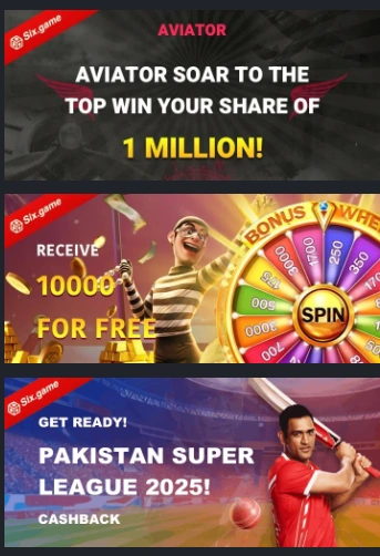 Six Game APK bonuses and commissions