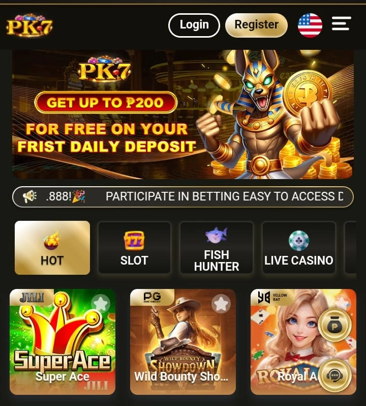 PK7 Bet Game APK