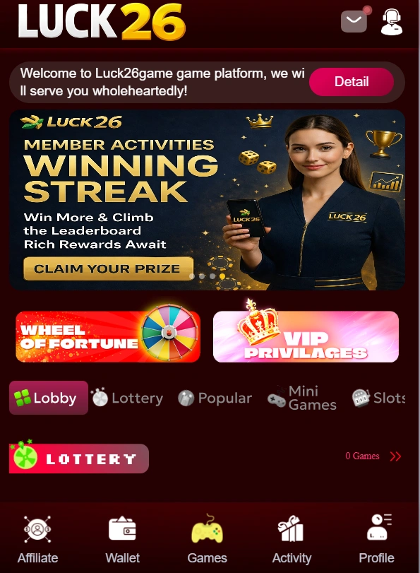 Luck26 Game
