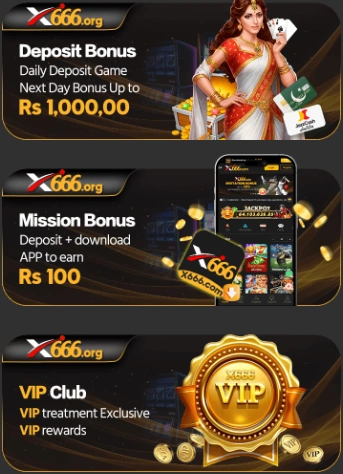X666 Game bonuses and commissions