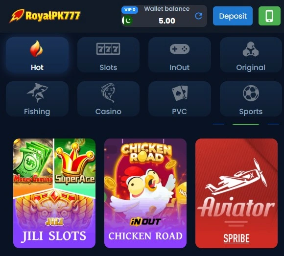 RoyalPK777 Game Download APK