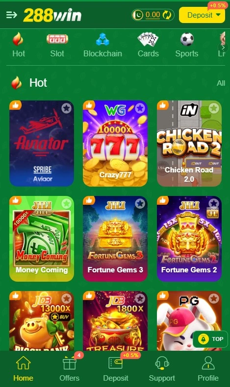 288Win Game Interface