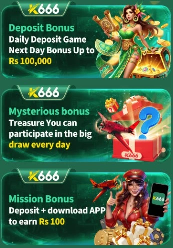 K666 Game Bonuses